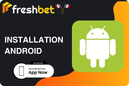 Écran des paramètres d'installation du Freshbet APK sur Android